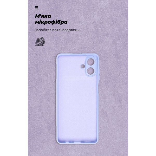 Фото - Чохол для смартфону Armorstandart ICON for Samsung A07s 4G / A07 4G Camera cover Lavender (ARM94286)