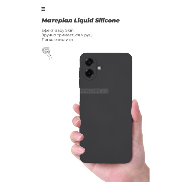 Фото - Чохол для смартфону Armorstandart ICON for Samsung A07s 4G / A07 4G Camera cover Black (ARM93727)