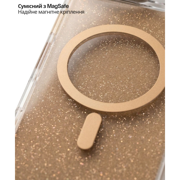 Фото - Чехол для смартфона BeCover FIBRA Star Shine with MagSafe for Apple iPhone 17 Air Desert Gold (715419)