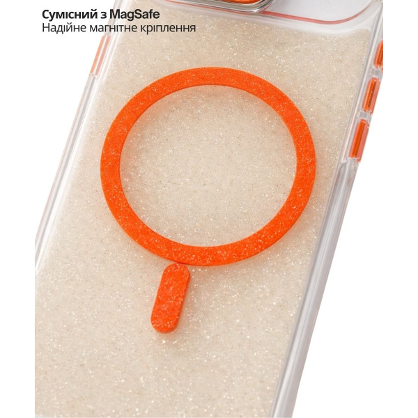 Фото - Чохол для смартфону BeCover FIBRA Star Shine with MagSafe for Apple iPhone 17 Air Orange (715422)