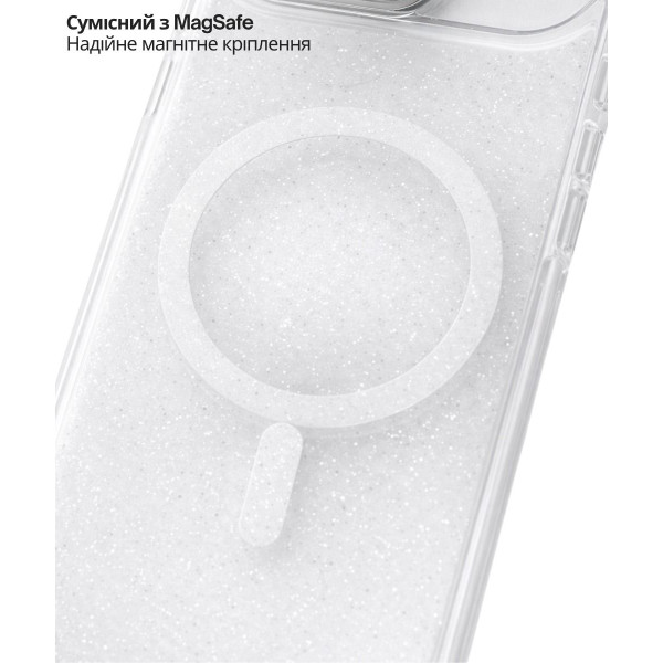 Фото - Чохол для смартфону BeCover FIBRA Star Shine with MagSafe for Apple iPhone 17 Air White (715424)