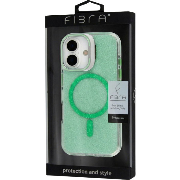 Фото - Чехол для смартфона BeCover FIBRA Star Shine with MagSafe for Apple iPhone 17 Green (715413)