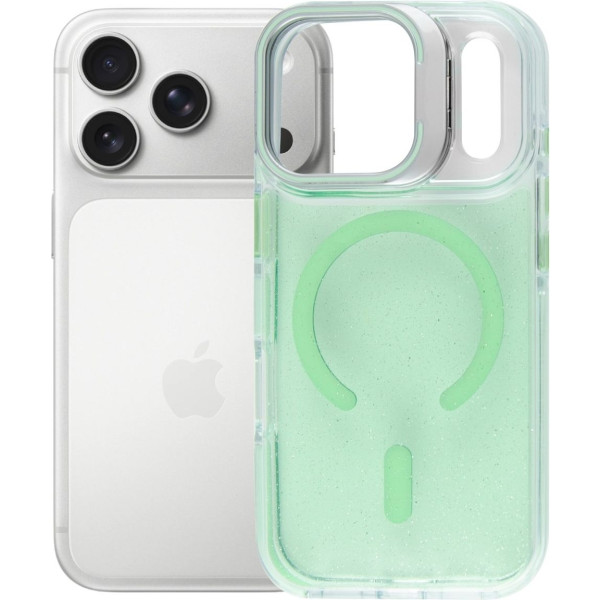 Фото - Чехол для смартфона BeCover FIBRA Star Shine with MagSafe for Apple iPhone 17 Pro Max Green (715434)
