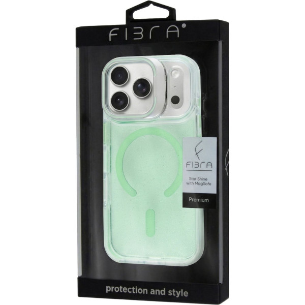Фото - Чехол для смартфона BeCover FIBRA Star Shine with MagSafe for Apple iPhone 17 Pro Max Green (715434)