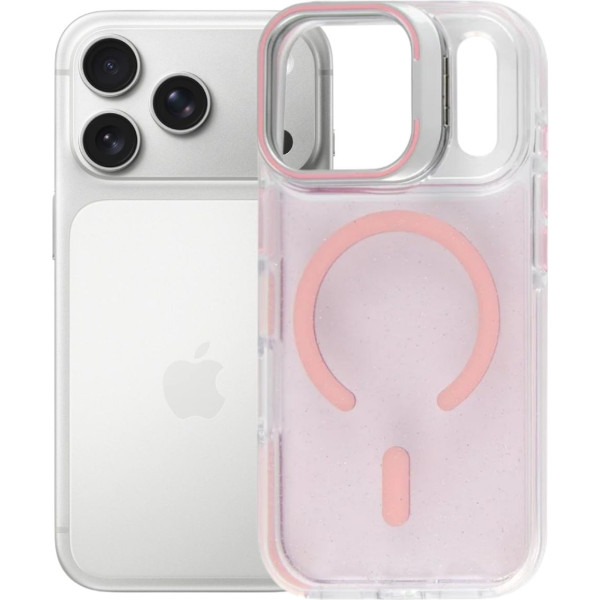 Фото - Чохол для смартфону BeCover FIBRA Star Shine with MagSafe for Apple iPhone 17 Pro Max Light Pink (715435)