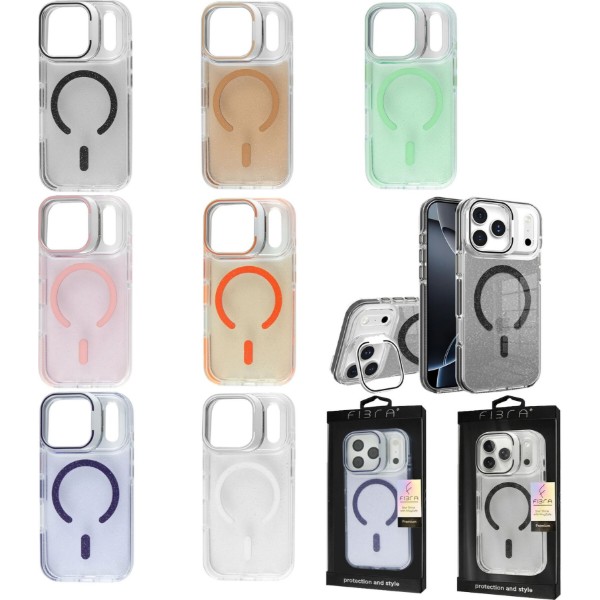 Фото - Чохол для смартфону BeCover FIBRA Star Shine with MagSafe for Apple iPhone 17 Pro Max Orange (715436)