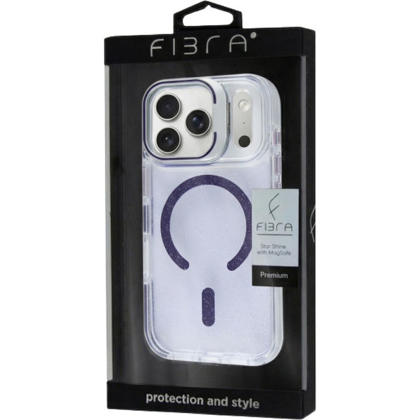 Фото - Чехол для смартфона BeCover FIBRA Star Shine with MagSafe for Apple iPhone 17 Pro Max Purple (715437)