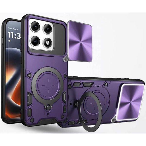 Фото - Чехол для смартфона BeCover Full Guard Slide Magnetic for Motorola Edge 70 Pro Purple (716394) Фото - Чехол для смартфона BeCover Full Guard Slide Magnetic for Motorola Edge 70 Pro Purple (716394)