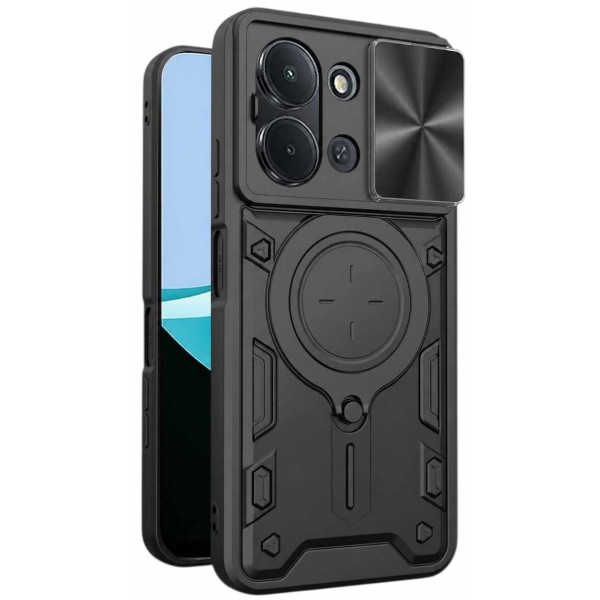 Фото - Чехол для смартфона BeCover Full Guard Slide Magnetic for Poco C85 4G Black (716409) Фото - Чехол для смартфона BeCover Full Guard Slide Magnetic for Poco C85 4G Black (716409)