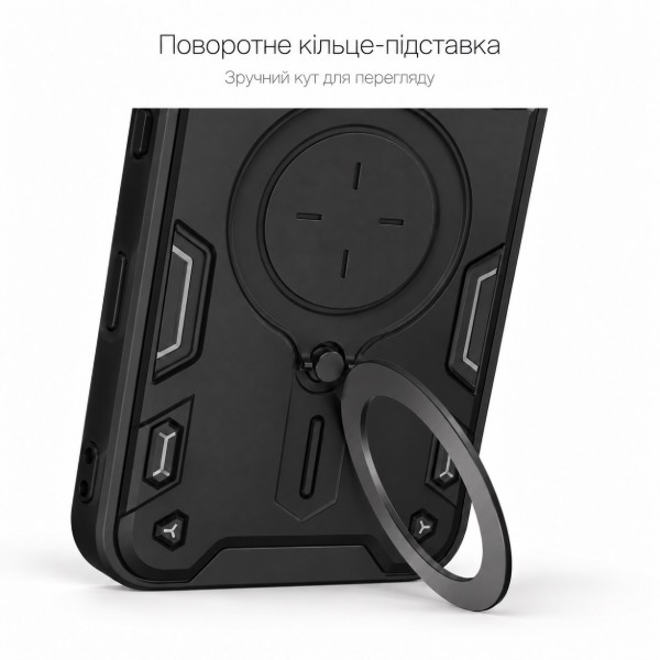 Фото - Чехол для смартфона BeCover Full Guard Slide Magnetic for Motorola Moto G77 Black (716397)