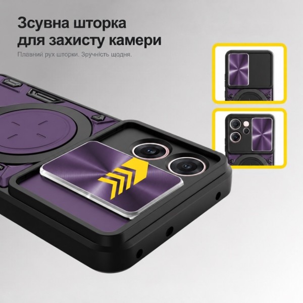 Фото - Чехол для смартфона BeCover Full Guard Slide Magnetic for Oppo Reno15 FS Purple (716406)