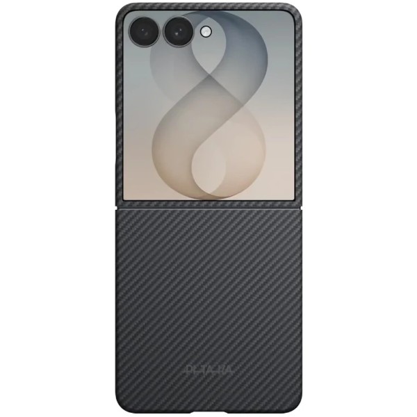 Фото - Чохол для смартфону Pitaka Edge Ultra-Slim Case Twill Black/Grey for Samsung Galaxy Z Flip 8 (FBFLIP8)