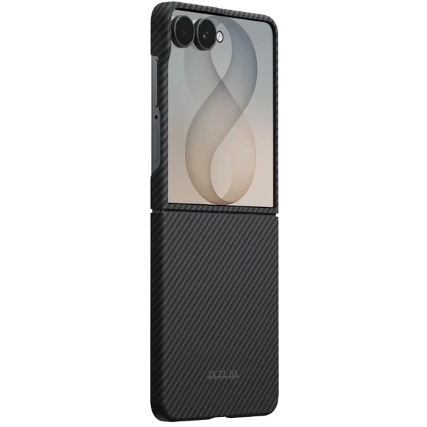 Фото - Чохол для смартфону Pitaka Edge Ultra-Slim Case Twill Black/Grey for Samsung Galaxy Z Flip 8 (FBFLIP8)