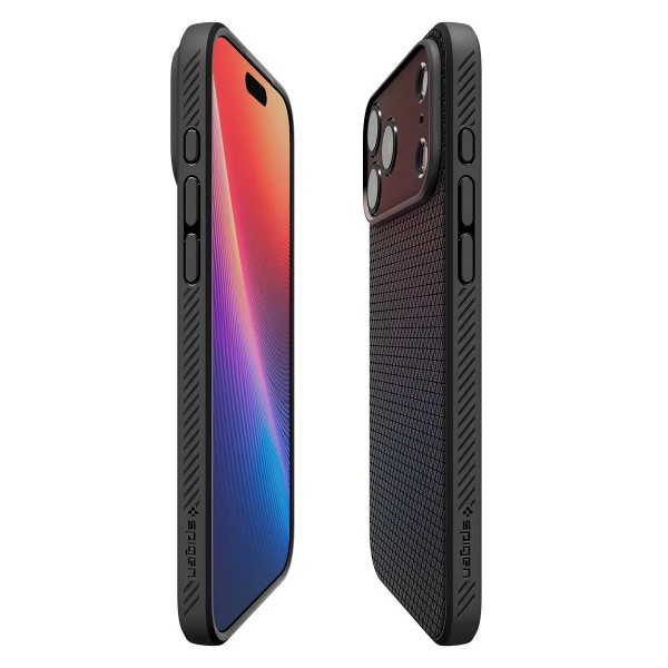 Фото - Чохол для смартфону Spigen Liquid Air for iPhone 18 Pro/17 Pro Matte Black (ACS12149)