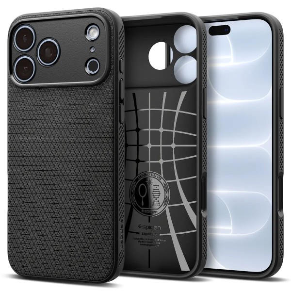 Фото - Чохол для смартфону Spigen Liquid Air for iPhone 18 Pro/17 Pro Matte Black (ACS12149)
