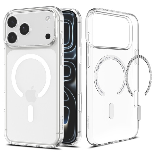 Фото - Чохол для смартфону Spigen Liquid Crystal MagSafe for iPhone 18 Pro/17 Pro Clear White (ACS12180) Фото - Чохол для смартфону Spigen Liquid Crystal MagSafe for iPhone 18 Pro/17 Pro Clear White (ACS12180)