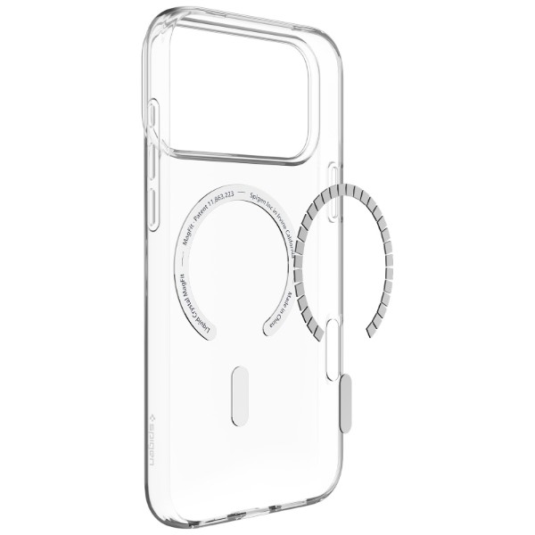 Фото - Чохол для смартфону Spigen Liquid Crystal MagSafe for iPhone 18 Pro/17 Pro Clear White (ACS12180)