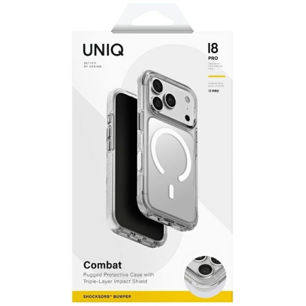 Фото - Чохол для смартфону Uniq Combat iPhone 18 Pro/17 Pro Magclick Charging UNIQ-IP6.3P(2026)-COMMBWHT (8886463698945)