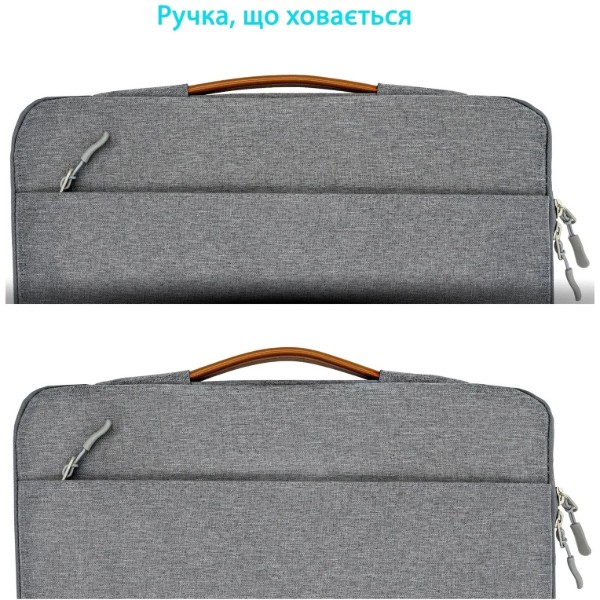 Фото - Чохол для ноутбуку Grand-X SLX-14G 14'' Grey