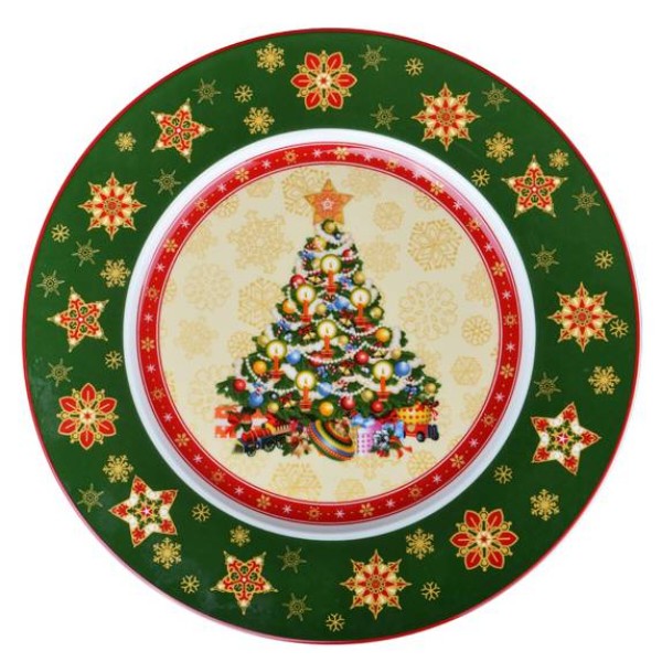 Фото - Тарілка десертна Lefard Christmas collection 21 см (986-062)