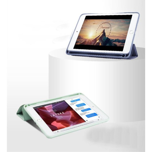 Фото - Чохол для планшету BeCover Tri Fold Soft TPU з кріпленням Apple Pencil for Apple iPad 10.2 2019/2020/2021 Light Green (708458)