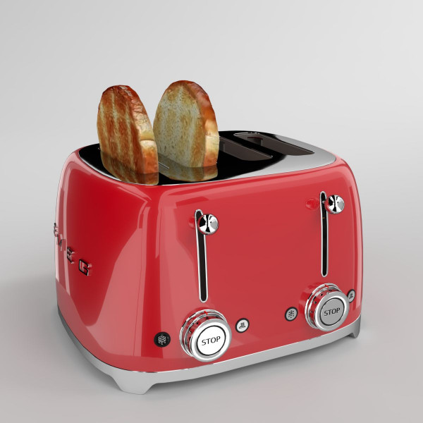 Фото - Тостер Smeg TSF03RDEU