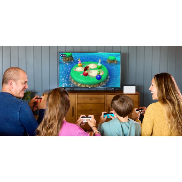Фото - Игровая приставка портативная Nintendo Switch OLED (Neon Blue/Red)