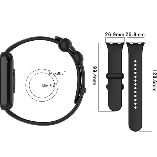 Фото - Ремінець для фітнес-браслету BeCover for Xiaomi Smart Band 9 Pro Red Wine (713205)