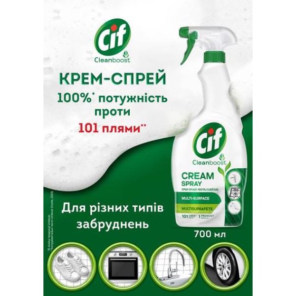 Фото - Чистящее средство универсальное Cif Для разных видов поверхностей 700 мл