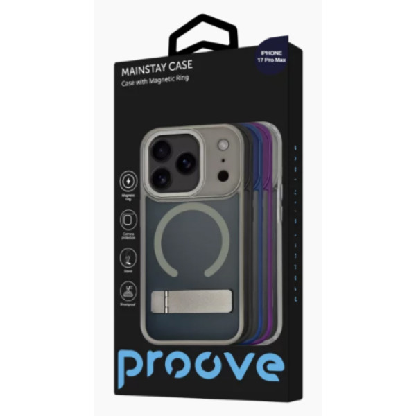 Фото - Чехол для смартфона Proove Mainstay Case with Magnetic Ring iPhone 17 Pro Max midnight blue (PCMCIP17PM08)