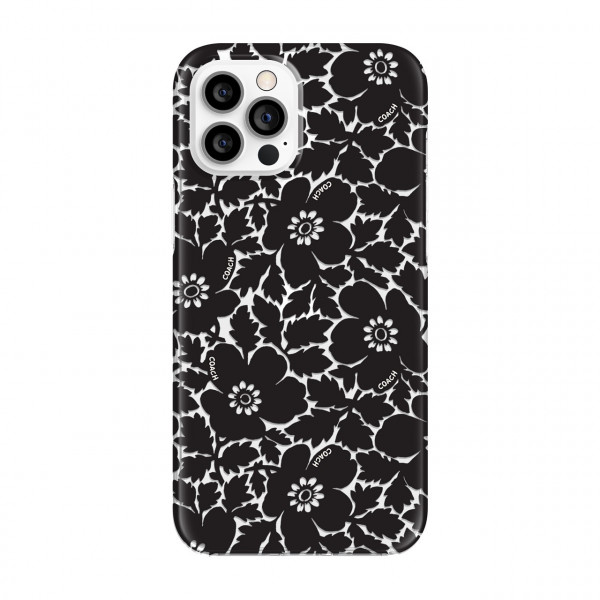 Фото - Чохол для смартфону Coach Protective Case for iPhone 12 Pro Max - Bold Floral Black/Clear (CIPH-055-BFBLK)