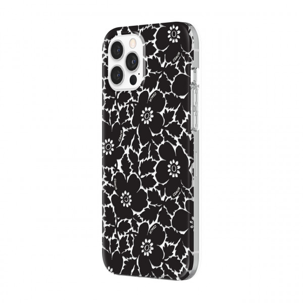 Фото - Чохол для смартфону Coach Protective Case for iPhone 12 Pro Max - Bold Floral Black/Clear (CIPH-055-BFBLK)