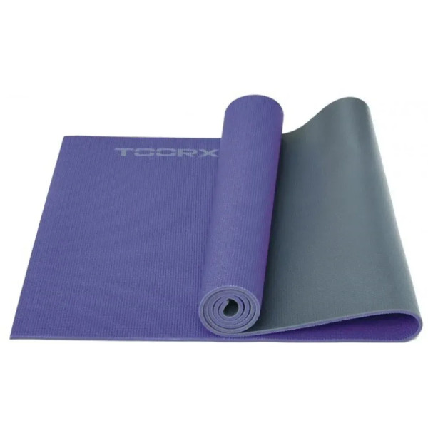 Фото - Килимок для йоги та фітнесу Toorx Yoga PVC Viola/Antracite (MAT-177)