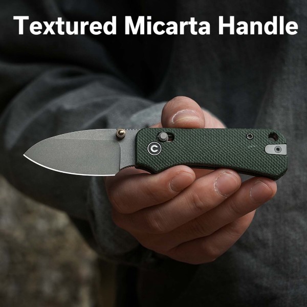Фото - Нож туристический Civivi Baby Banter 2 59 см Nitro-V / Micarta (C23074-3)