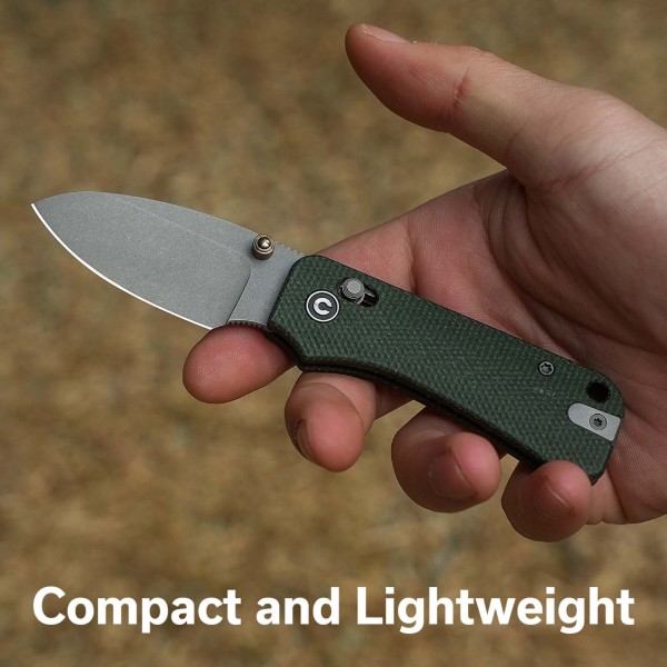 Фото - Нож туристический Civivi Baby Banter 2 59 см Nitro-V / Micarta (C23074-3)