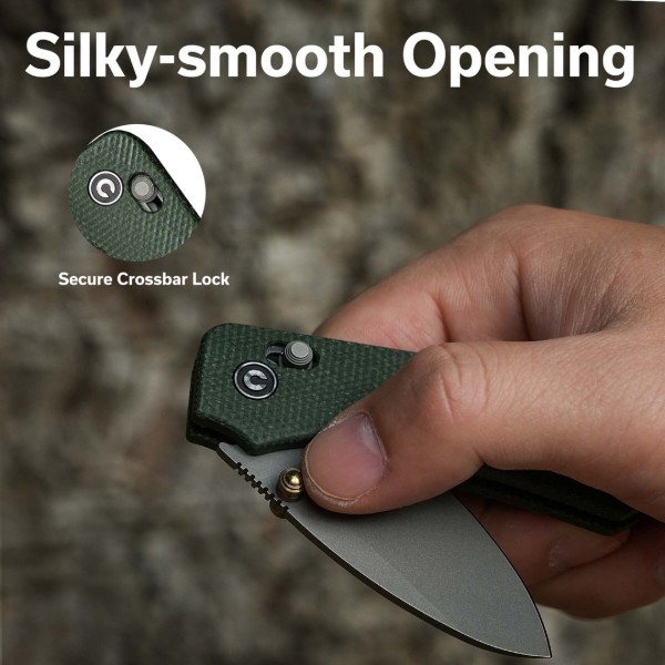 Фото - Нож туристический Civivi Baby Banter 2 59 см Nitro-V / Micarta (C23074-3)