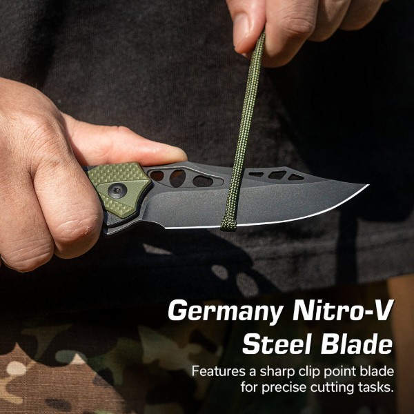 Фото - Нож туристический Civivi Biophase 89 см Nitro-V / Aluminum & G10 (C23083C-2)