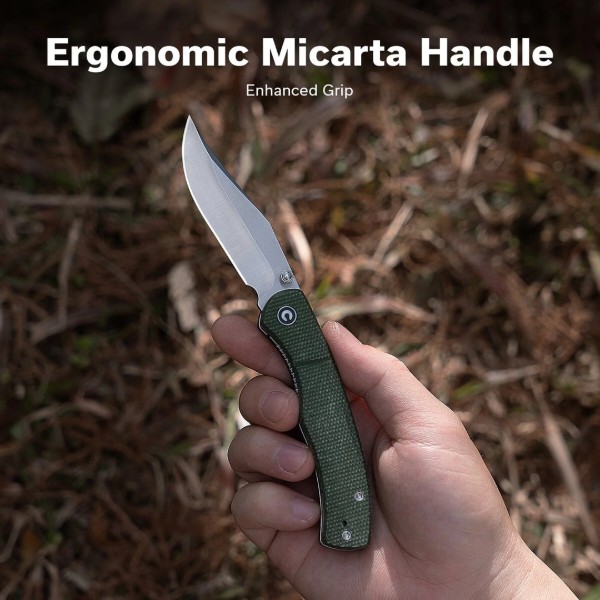 Фото - Ніж туристичний Civivi Clingman 76 см Nitro-V / Micarta (C23065-4)