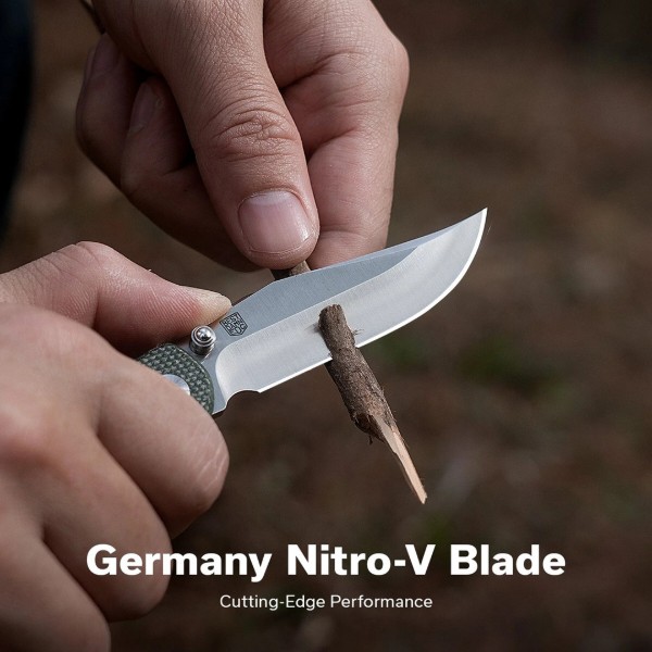 Фото - Ніж туристичний Civivi Clingman 76 см Nitro-V / Micarta (C23065-4)