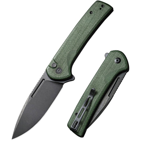 Фото - Нож туристический Civivi Conspirator 88 см Nitro-V / Micarta (C21006-2)