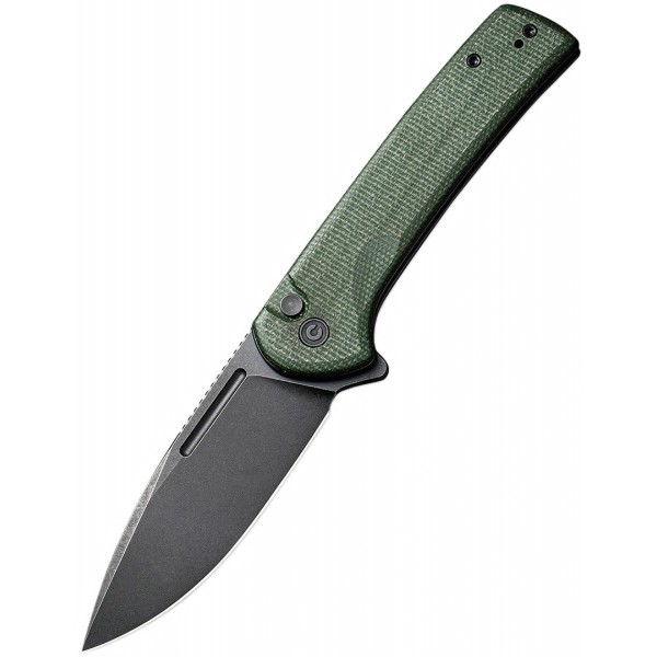 Фото - Нож туристический Civivi Conspirator 88 см Nitro-V / Micarta (C21006-2)