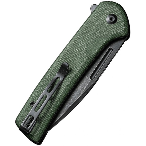 Фото - Нож туристический Civivi Conspirator 88 см Nitro-V / Micarta (C21006-2)
