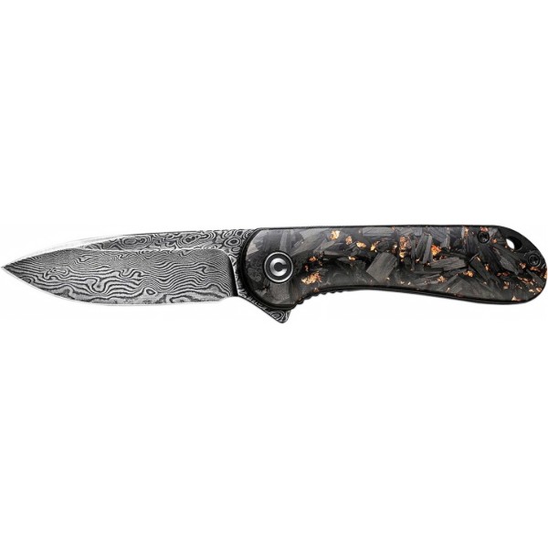 Фото - Нож туристический Civivi Elementum 75 см Damascus / Carbon Fiber (C907C-DS3)