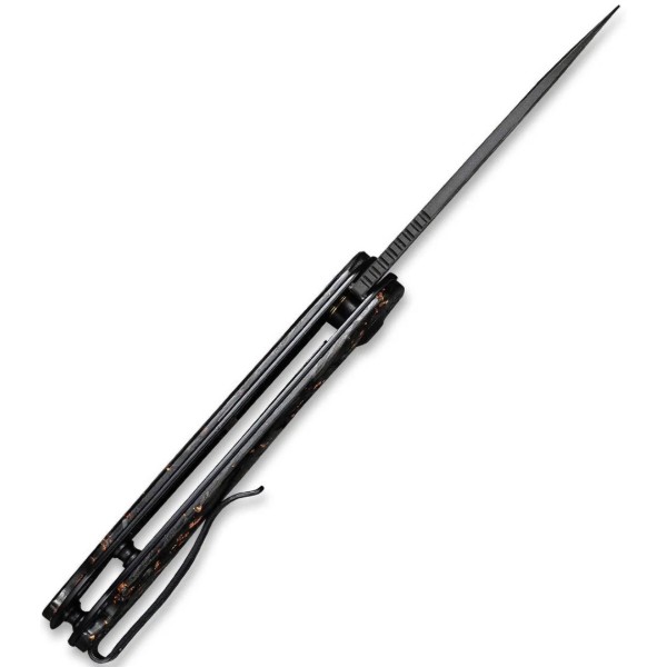 Фото - Нож туристический Civivi Elementum 75 см Damascus / Carbon Fiber (C907C-DS3)