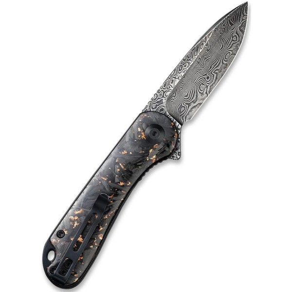 Фото - Нож туристический Civivi Elementum 75 см Damascus / Carbon Fiber (C907C-DS3)
