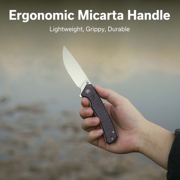 Фото - Нож туристический Civivi Merit 83 см 14C28N / Micarta (C24012-3)