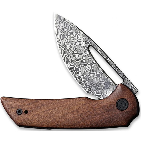 Фото - Нож туристический Civivi Odium 67 см Damascus / Guibourtia Wood (C2010DS-1)