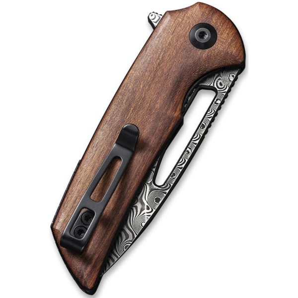 Фото - Нож туристический Civivi Odium 67 см Damascus / Guibourtia Wood (C2010DS-1)