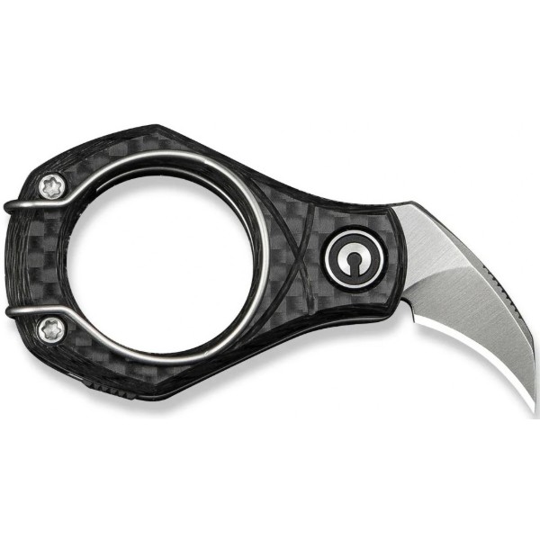 Фото - Ніж туристичний Civivi Pyrus 16 см 14C28N / Carbon Fiber (C23038-3)