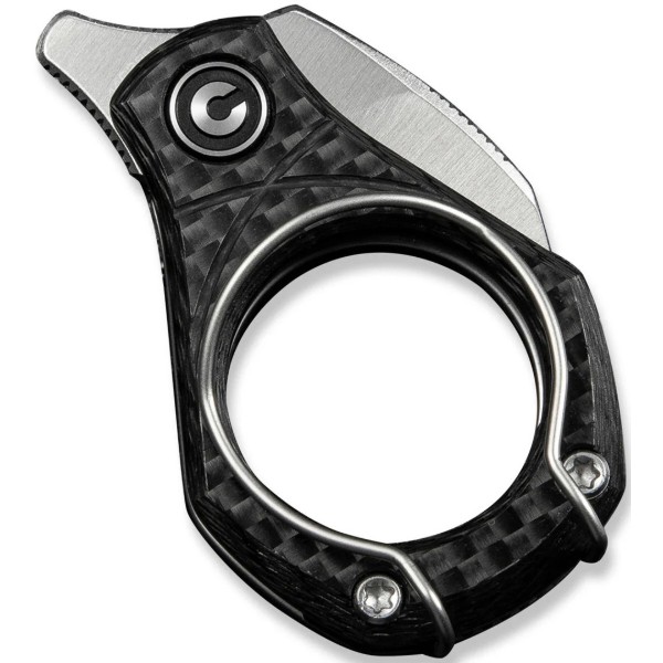Фото - Ніж туристичний Civivi Pyrus 16 см 14C28N / Carbon Fiber (C23038-3)